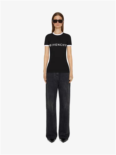 givenchy columbian-fit ribbed cotton|GIVENCHY Archetype slim fit t.